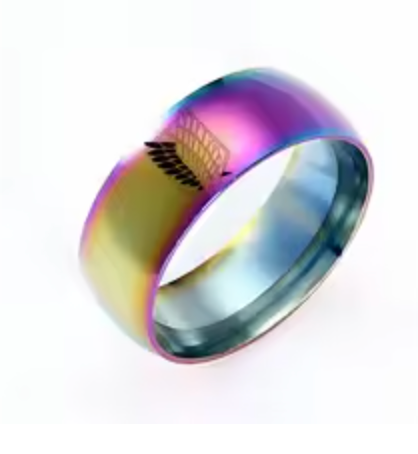 Bague Attaque des Titans bataillon d'exploration femme