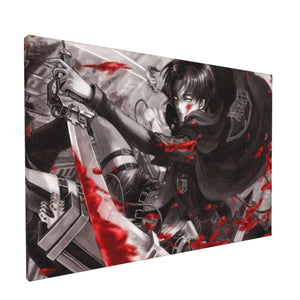 Tableau attaque des titans Livai Sanguinaire